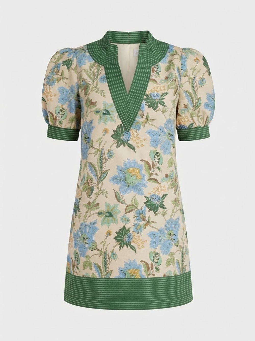 NWT Entro Anthropologie Green Floral Dress